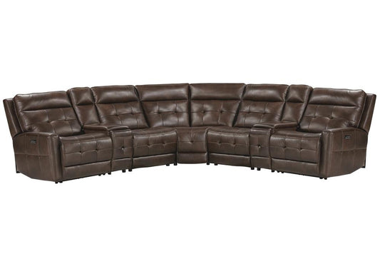 Parker Living - Canterbury - Acorn 7 Piece Zero Gravity Modular Power Reclining Sectional - MCAN-PACKT7(HZ)-ACO veiw 1