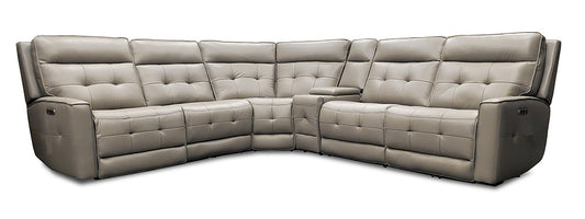Parker House - Canterbury - Pewter 6 Piece Zero Gravity Modular Power Reclining Sectional - MCAN-PACKA(HZ)-PEW veiw 1