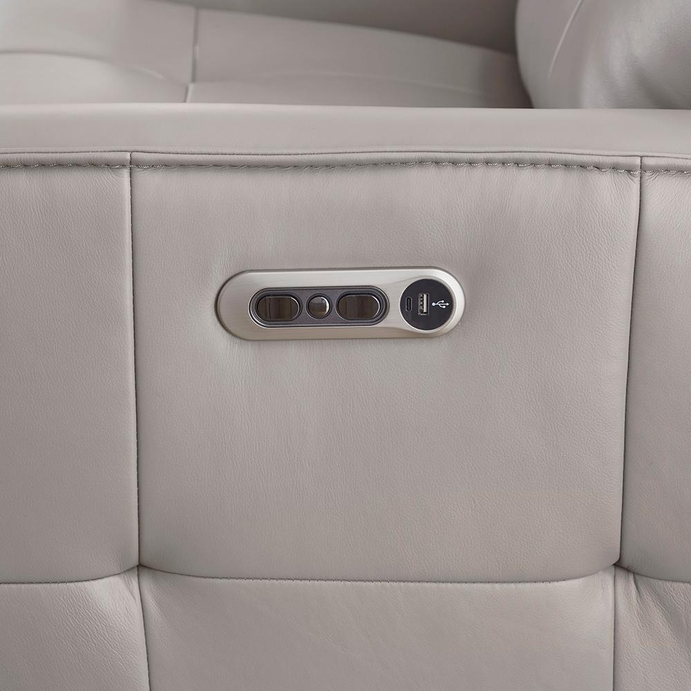 Parker House - Canterbury - Pewter 6 Piece Zero Gravity Modular Power Reclining Sectional - MCAN-PACKA(HZ)-PEW veiw 6