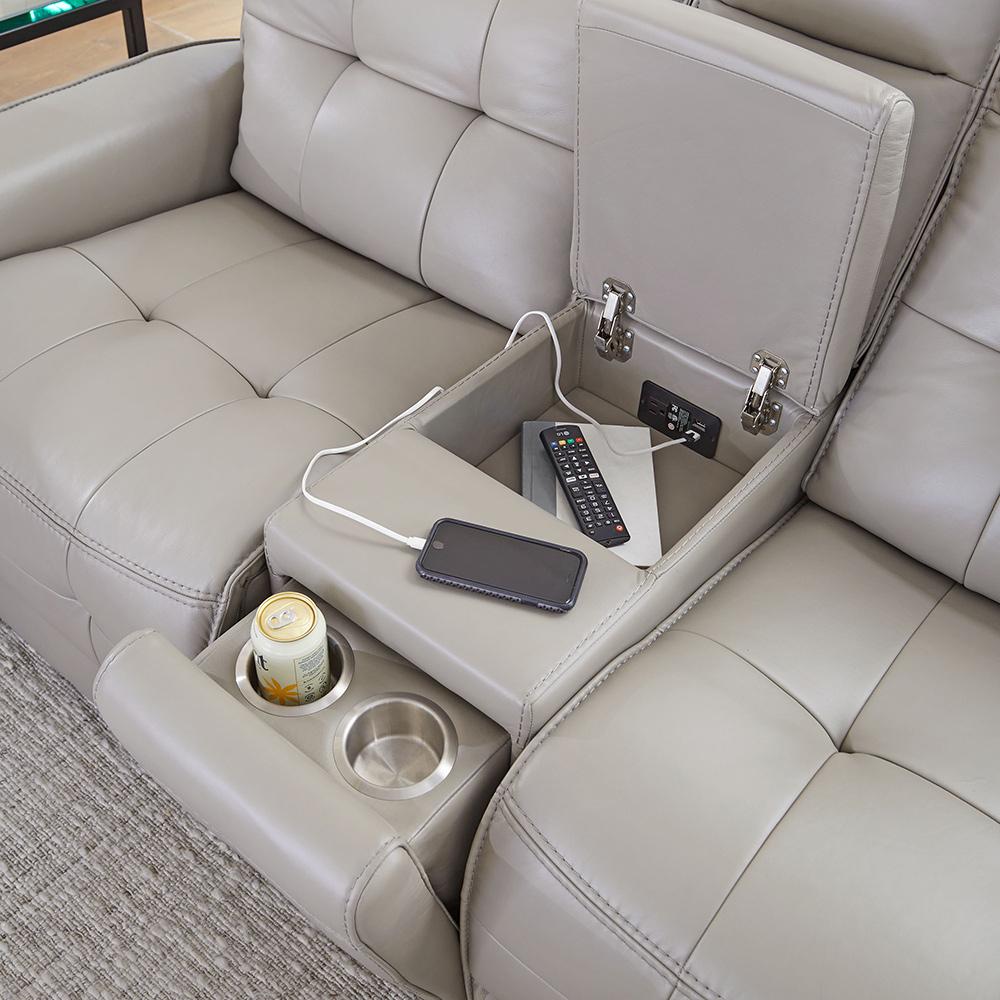 Parker House - Canterbury - Pewter 6 Piece Zero Gravity Modular Power Reclining Sectional - MCAN-PACKA(HZ)-PEW veiw 9