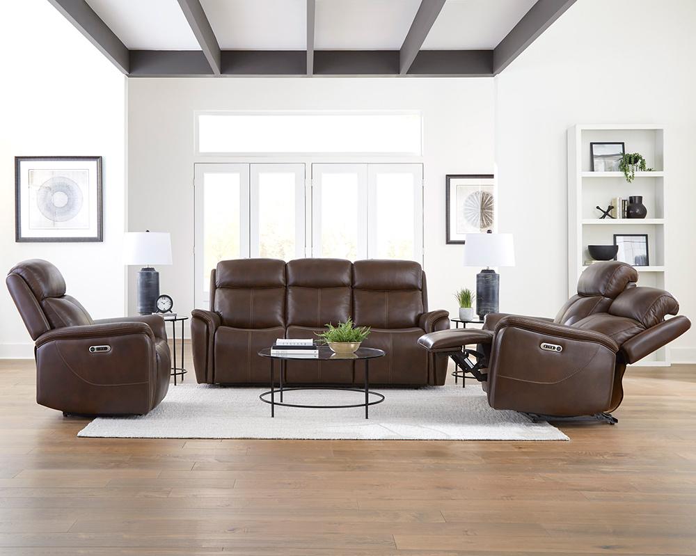 Parker House - Cascade - Auburn Power Reclining Sofa, Loveseat and Recliner - MCAS-321PH-AUBN veiw 4