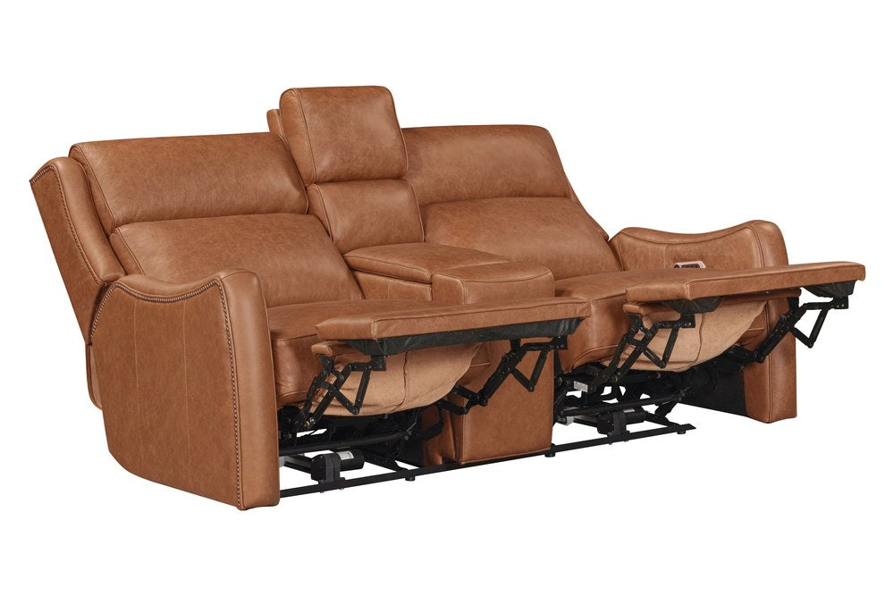Parker Living - Channing - Renaissance Cinnamon Power Zero Gravity Sofa and Tilt Console Loveseat - MCHN-KIT-32CP3ZT-RECI view 7
