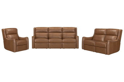 Parker Living - Channing - Renaissance Cinnamon Power Zero Gravity Sofa Loveseat and Recliner - MCHN-KIT-321P3Z-RECI view 2