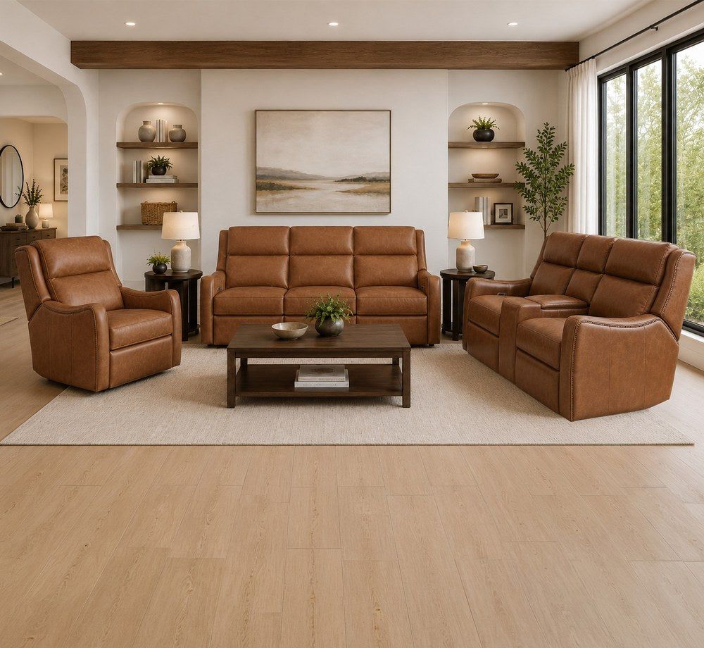 Parker Living - Channing - Renaissance Cinnamon Power Zero Gravity Sofa P3 - MCHN-832P3Z-RECI view 5