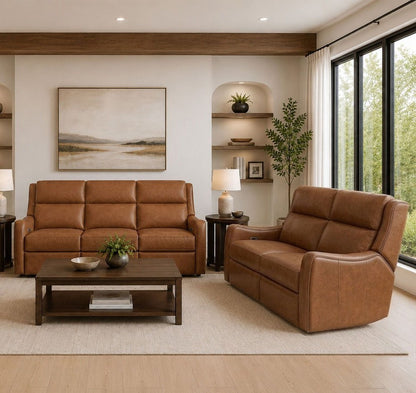 Parker Living - Channing - Renaissance Cinnamon Power Zero Gravity Sofa P3 - MCHN-832P3Z-RECI view 9