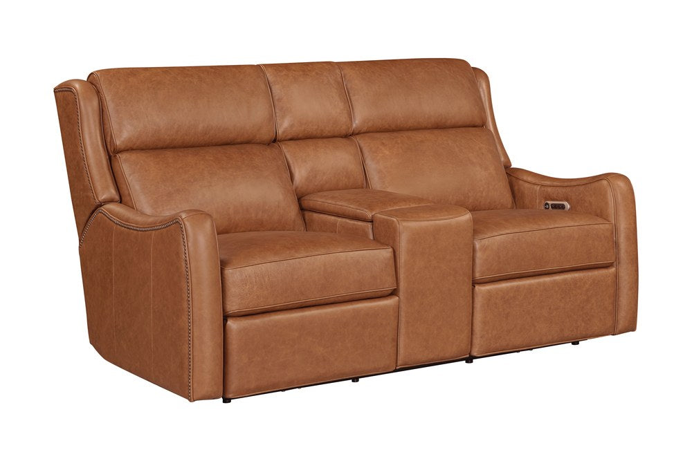 Parker Living - Channing - Renaissance Cinnamon Power Zero Gravity Tilt Console Loveseat P3 - MCHN-822CP3ZT-RECI view 2