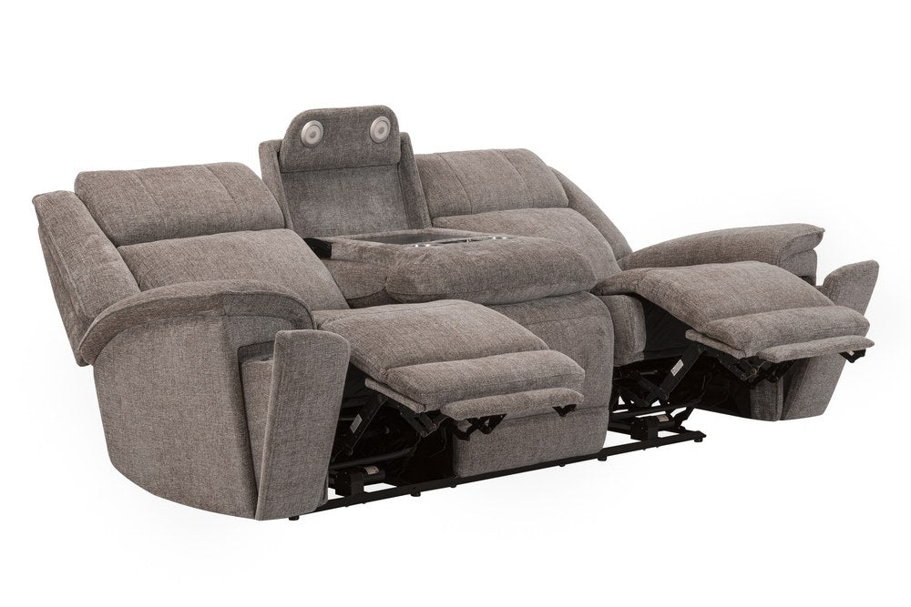Parker Living - Colton - Branson Tweed Power Zero Gravity Sofa with Drop Down Table and Immersive Audio P3 - MCLT-834P3ZIA-BRTW view 4