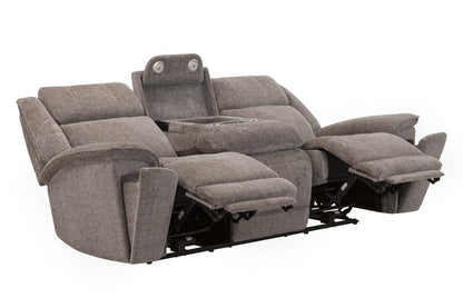 Parker Living - Colton - Branson Tweed Power Zero Gravity Sofa with Drop Down Table and Immersive Audio P3 - MCLT-834P3ZIA-BRTW view 4