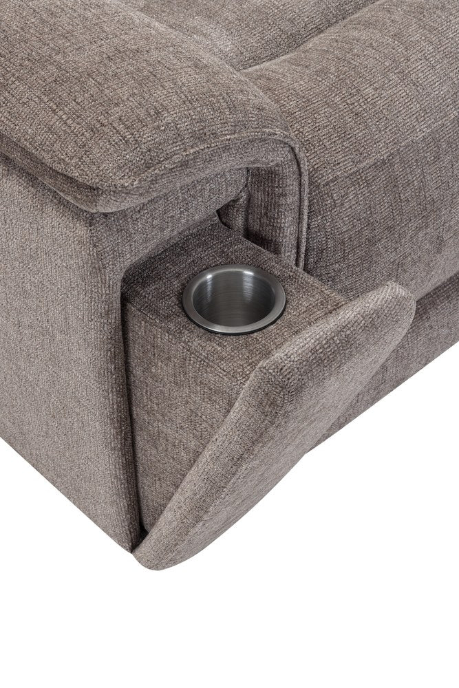 Parker Living - Colton - Branson Tweed Power Zero Gravity Sofa with Drop Down Table and Immersive Audio P3 - MCLT-834P3ZIA-BRTW view 12