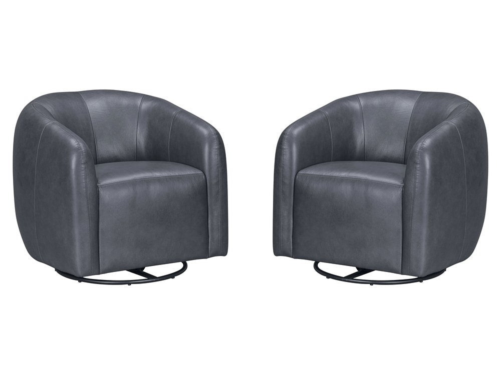 Parker Living - Como - Renaissance Blue Swivel Glider Accent Chair (Set of 2) - SCOM-KIT-912GS-2-REBL view 1
