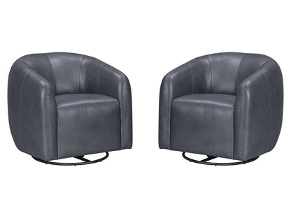 Parker Living - Como - Renaissance Blue Swivel Glider Accent Chair (Set of 2) - SCOM-KIT-912GS-2-REBL view 1