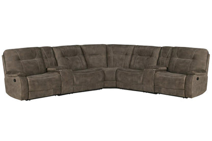 Parker Living - Cooper - Shadow Brown 7 Piece Modular Manual Reclining Sectional - MCOO-PACKT7-SBR view 1