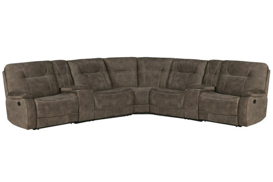 Parker Living - Cooper - Shadow Brown 7 Piece Modular Manual Reclining Sectional - MCOO-PACKT7-SBR view 1