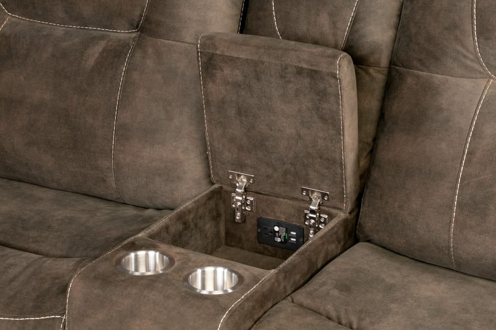 Parker Living - Cooper - Shadow Brown 7 Piece Modular Manual Reclining Sectional - MCOO-PACKT7-SBR view 2
