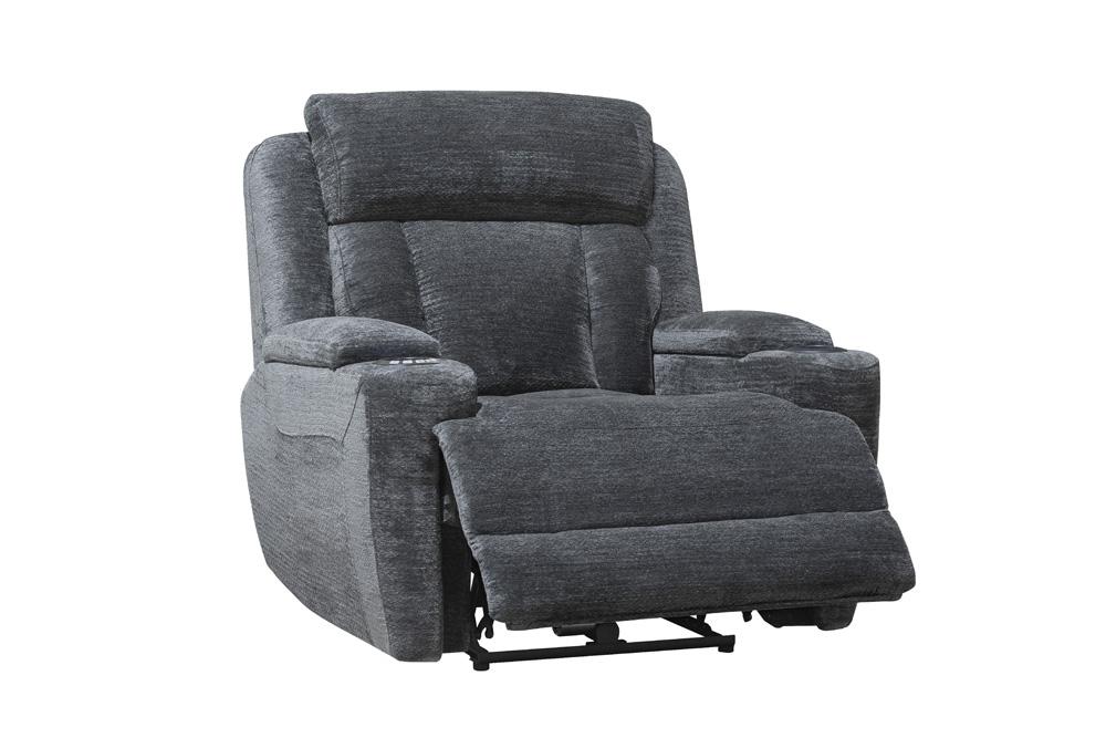 Parker Living - Dalton - Lucky Charcoal Power Recliner (Set of 2) - MDAL#812PH-2-LCH view 4