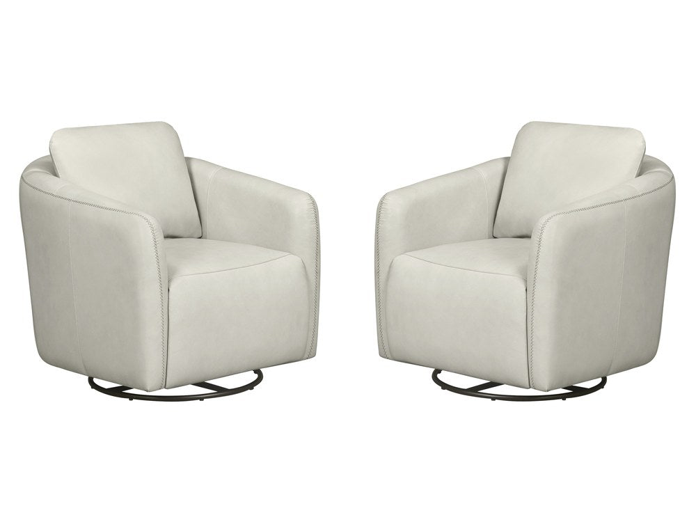 Parker Living - Dante - Renaissance Ivory Swivel Glider Accent Chair (Set of 2) - SDAN-KIT-912GS-2-REIV view 1