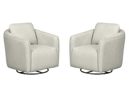 Parker Living - Dante - Renaissance Ivory Swivel Glider Accent Chair (Set of 2) - SDAN-KIT-912GS-2-REIV view 1