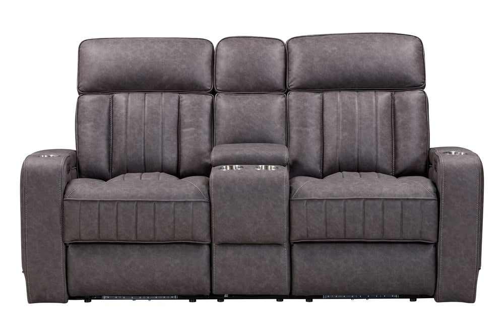 Parker Living - Equinox - Mercury Power Reclining Console Loveseat - MEQ-822CP2-MERC view 3
