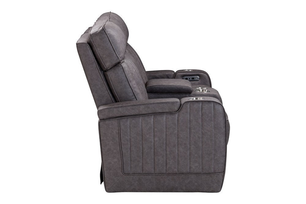 Parker Living - Equinox - Mercury Power Reclining Console Loveseat - MEQ-822CP2-MERC view 4