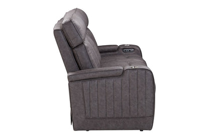 Parker Living - Equinox - Mercury Power Reclining Sofa with Drop Down Table - MEQ-834P2-MERC view 4