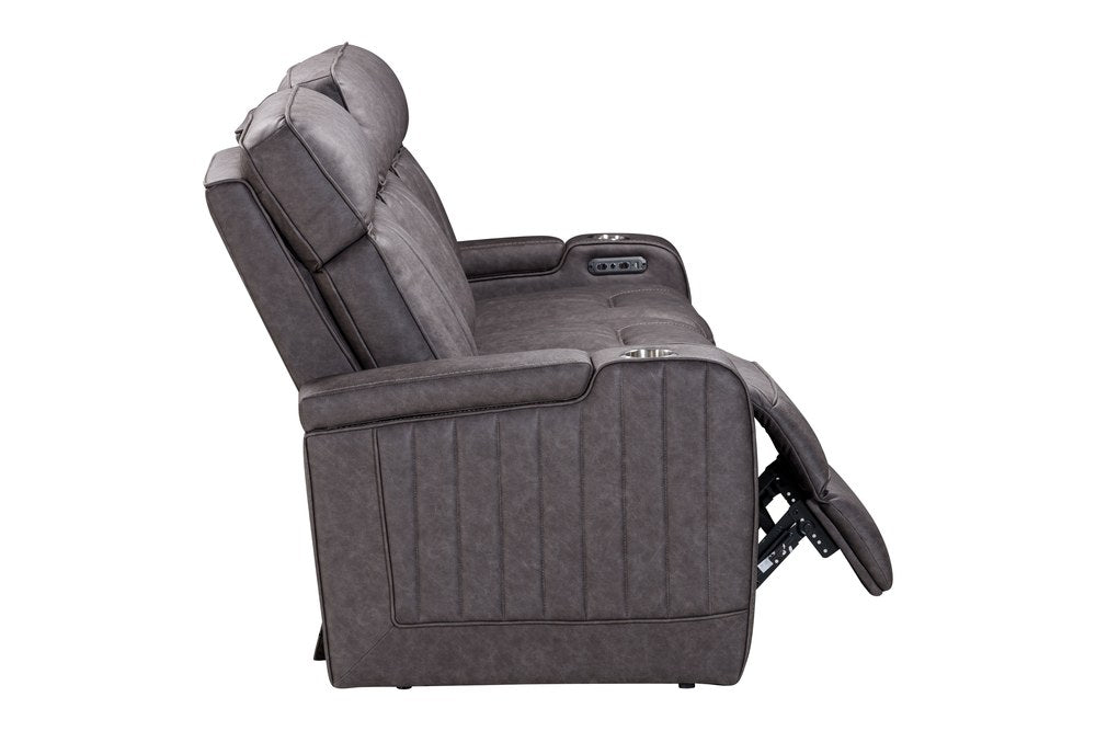 Parker Living - Equinox - Mercury Power Reclining Sofa with Drop Down Table - MEQ-834P2-MERC view 5