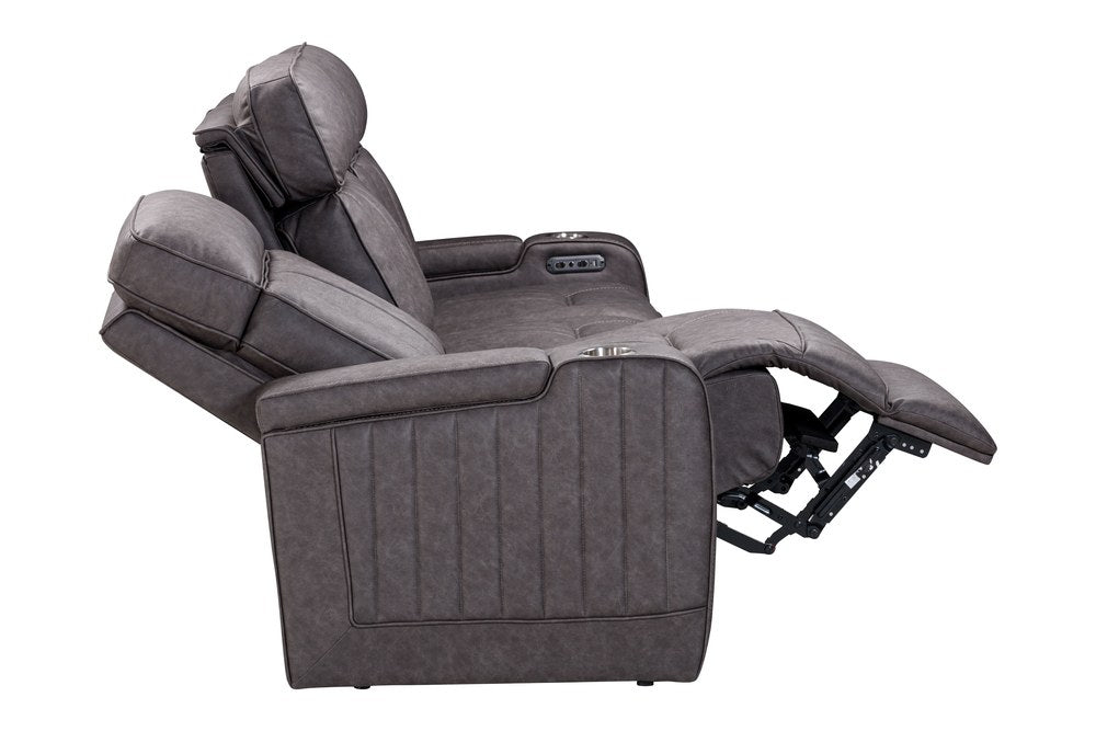 Parker Living - Equinox - Mercury Power Reclining Sofa with Drop Down Table - MEQ-834P2-MERC view 6