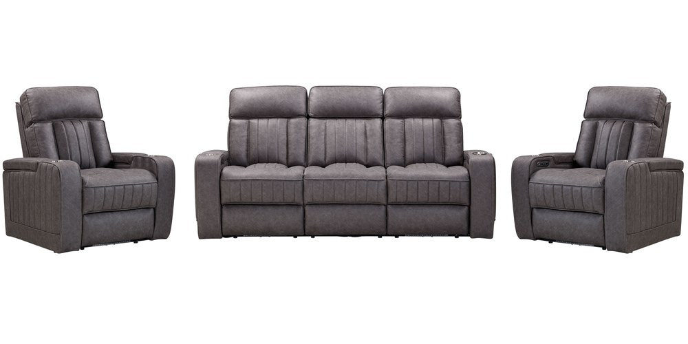 Parker Living - Equinox - Mercury Power Reclining Sofa with Drop Down Table - MEQ-834P2-MERC view 12