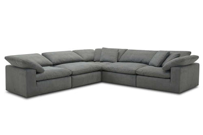 Parker House - Exhale - Mathis Thunder 5pc Sectional Package A - SXHL-PACK5A-MTHU view 1