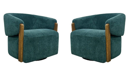 Parker Living - Finley - Island Teal Swivel Accent Chair (Set of 2) - SFIN#912S-2-ISTE view 1