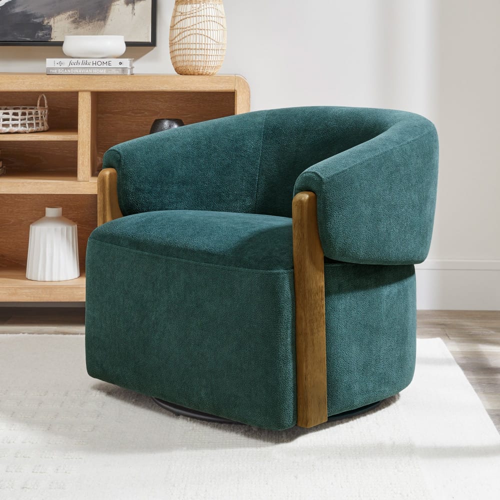 Parker Living - Finley - Island Teal Swivel Accent Chair (Set of 2) - SFIN#912S-2-ISTE view 7