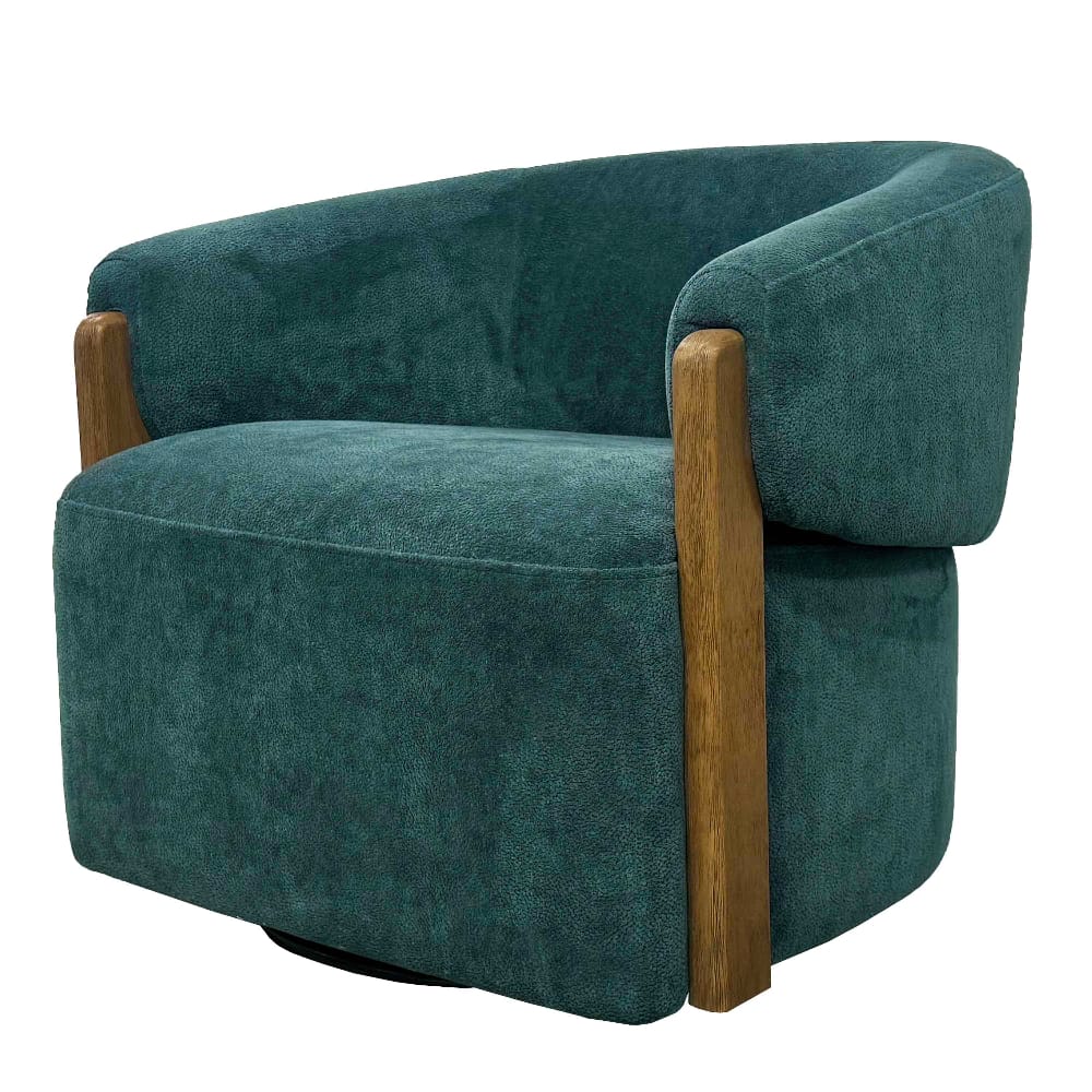 Parker Living - Finley - Island Teal Swivel Accent Chair - SFIN#912S-ISTE view 1