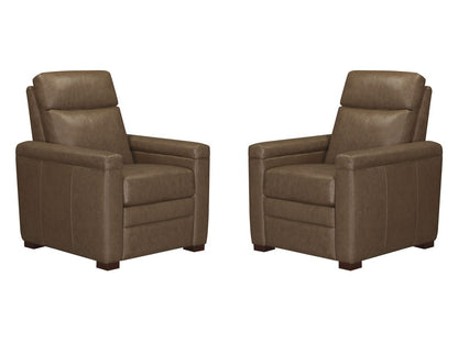 Parker Living - Garrison - Renaissance Tobacco Manual Pushback Recliner (Set of 2) - MGAR-KIT-812-2-RETB view 1