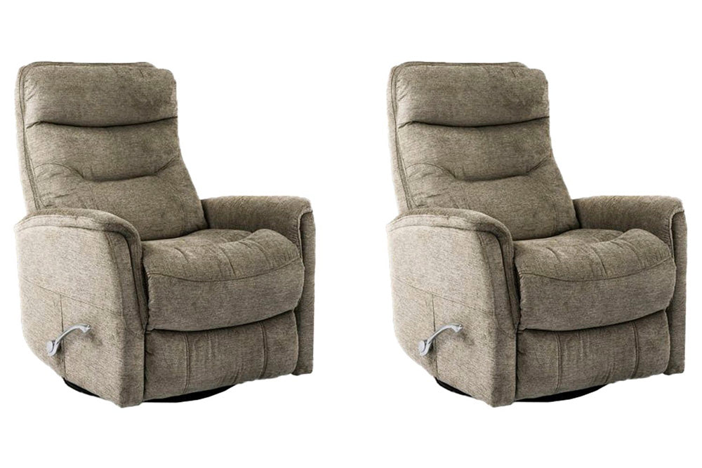 Parker Living - Gemini - Heather Swivel Glider Recliner (Set of 2) - MGEM#812GS-2-HEA view 1