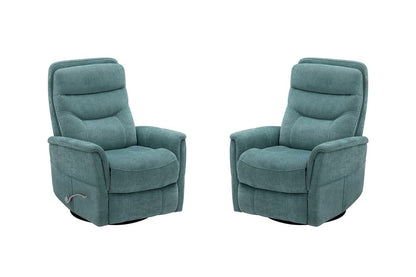 Parker Living - Gemini - Snazzy Blue Manual Swivel Glider Recliner (Set of 2) - MGEM-KIT-812GS-2-SNBL view 1