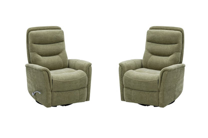 Parker Living - Gemini - Snazzy Olive Manual Swivel Glider Recliner (Set of 2) - MGEM-KIT-812GS-2-SNOL view 1