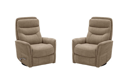 Parker Living - Gemini - Snazzy Taupe Manual Swivel Glider Recliner (Set of 2) - MGEM-KIT-812GS-2-SNTA view 1