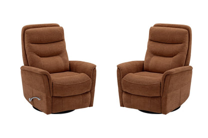 Parker Living - Gemini - Snazzy Terracotta Manual Swivel Glider Recliner (Set of 2) - MGEM-KIT-812GS-2-SNTE view 1
