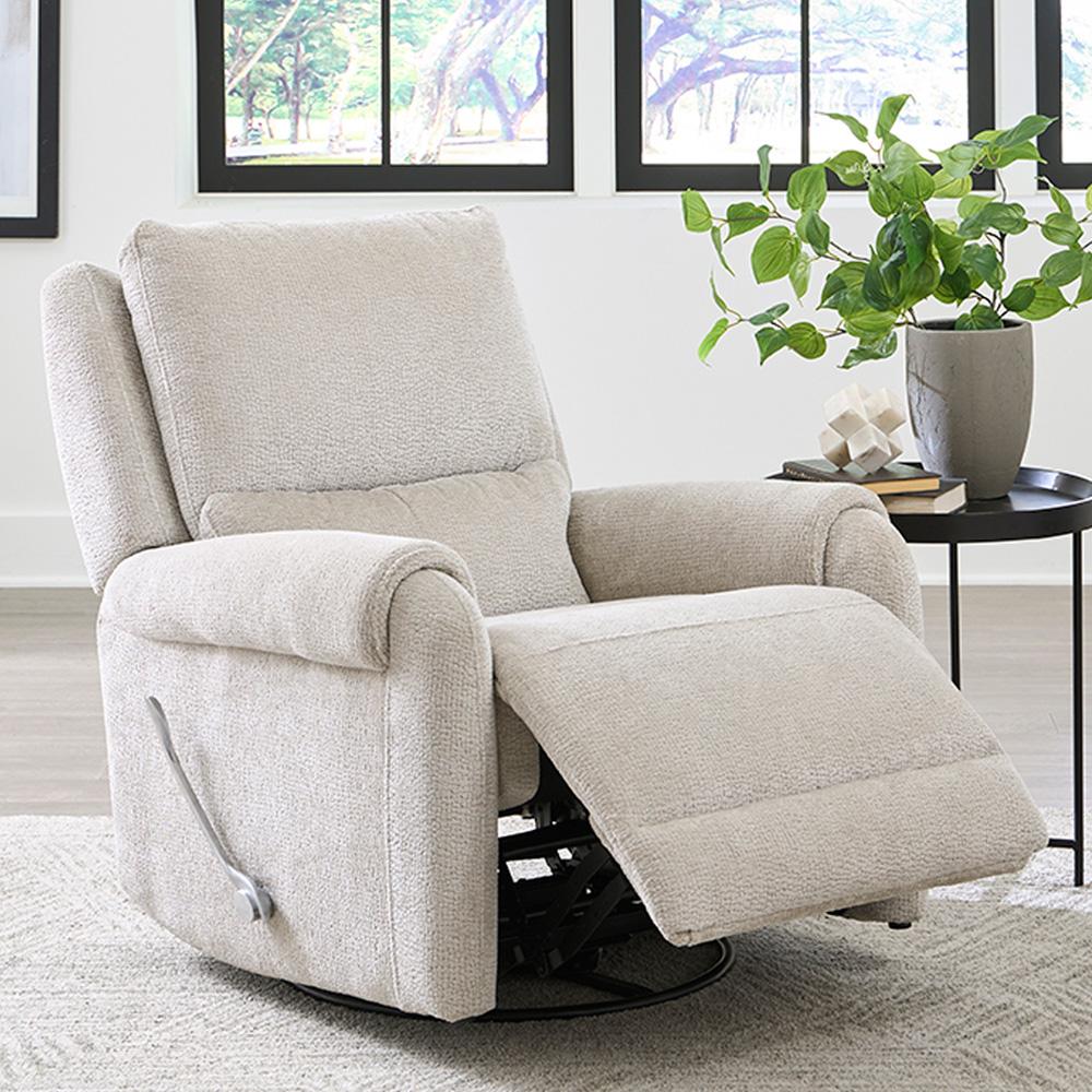 Parker Living - Gentry - Ecru Mist Manual Swivel Glider Recliner (Set of 2) - MGNY#812GS-2-EUMS view 4
