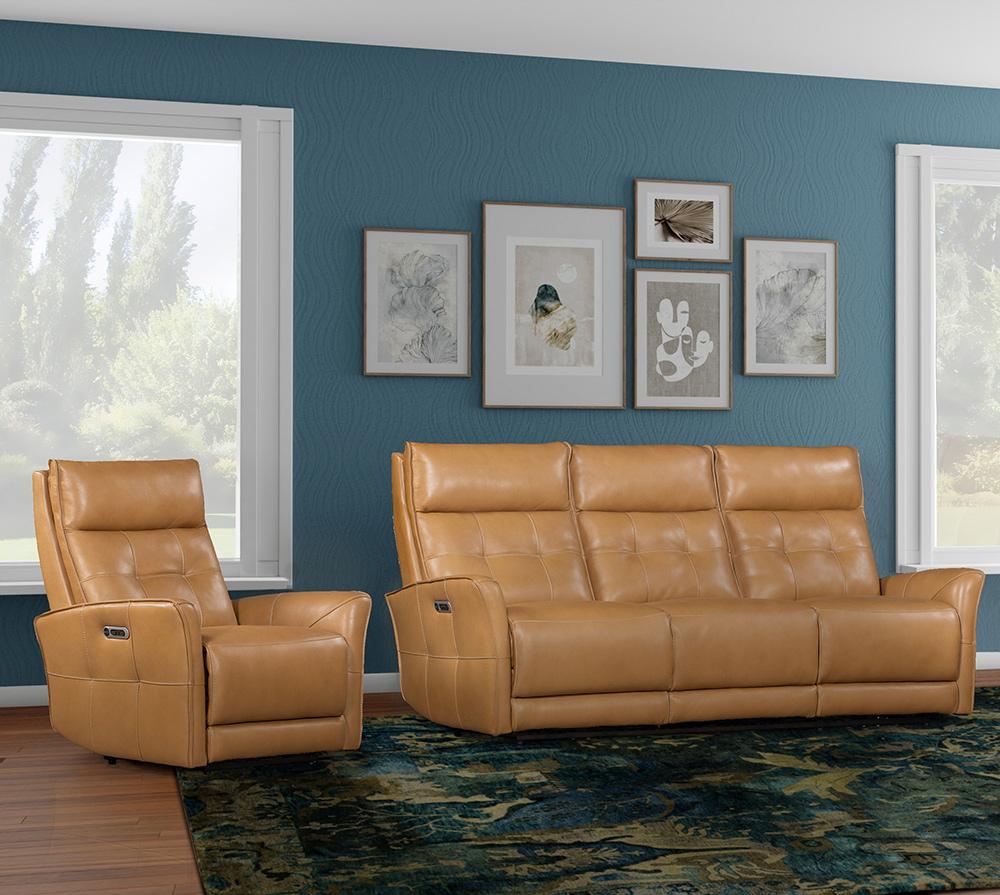 Parker House - Gershwin - Lucca Butterscotch Power Reclining Sofa and Recliner - MGER-31PHZ-P25-LCBT veiw 7
