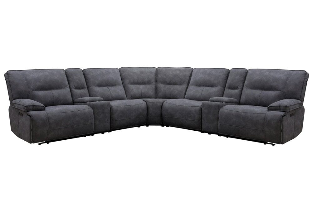 Parker Living - Gladiator - Cobalt 7 Piece Modular Power Zero Gravity Reclining Sectional with Power Adjustable Headrests - MGLA-PACKT7(HZ)-CBL view 1