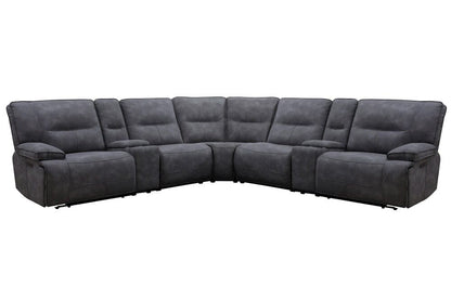 Parker Living - Gladiator - Cobalt 7 Piece Modular Power Zero Gravity Reclining Sectional with Power Adjustable Headrests - MGLA-PACKT7(HZ)-CBL view 1