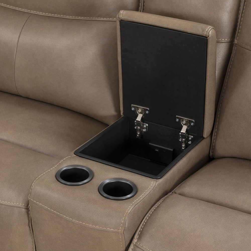 Parker Living - Gladiator - Genova Mocha 6 Piece Modular Zero Gravity Power Reclining Sectional with Power Adjustable Headrests - MGLA-KIT-6A-P2Z-GNMC view 7