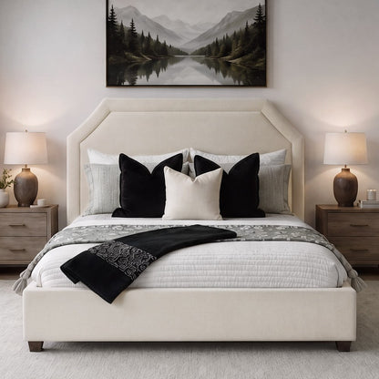 Parker Living - Gwen - Mellow Flax Queen Bed 5/0 - BGWE-KIT-Q2-MWFL view 8