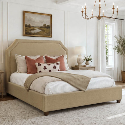 Parker Living - Gwen - Mellow Teak King Bed 6/6 - BGWE-KIT-K2-MWTK view 1