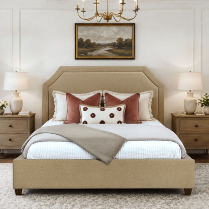 Parker Living - Gwen - Mellow Teak King Bed 6/6 - BGWE-KIT-K2-MWTK view 7