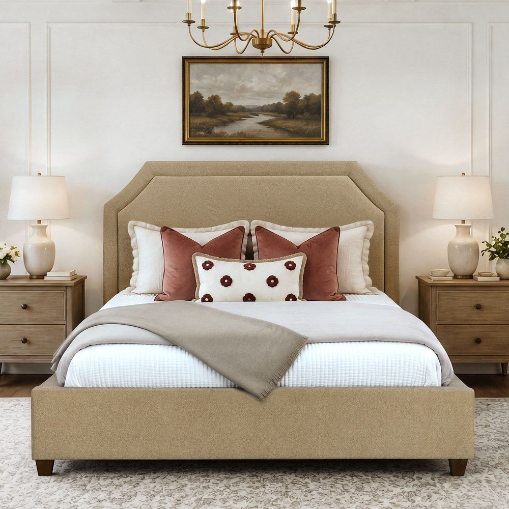 Parker Living - Gwen - Mellow Teak Queen Bed 5/0 - BGWE-KIT-Q2-MWTK view 7
