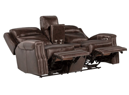 Parker Living - Hensley - Smooth Espresso Power Loveseat - MHE-822CP2T-SMES view 3