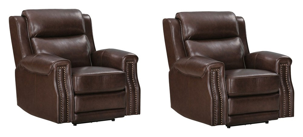 Parker Living - Hensley - Smooth Espresso Power Recliner (Set of 2) - MHE-KIT-812P2-2-SMES view 1