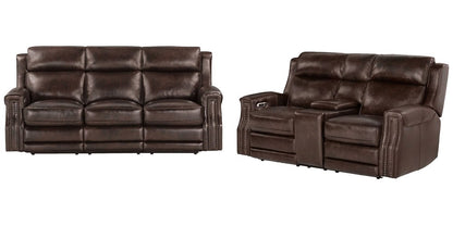 Parker Living - Hensley - Smooth Espresso Power Reclining Sofa and Loveseat - MHE-KIT-32P2-SMES view 1