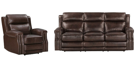Parker Living - Hensley - Smooth Espresso Power Reclining Sofa and Recliner - MHE-KIT-31P2-SMES view 1
